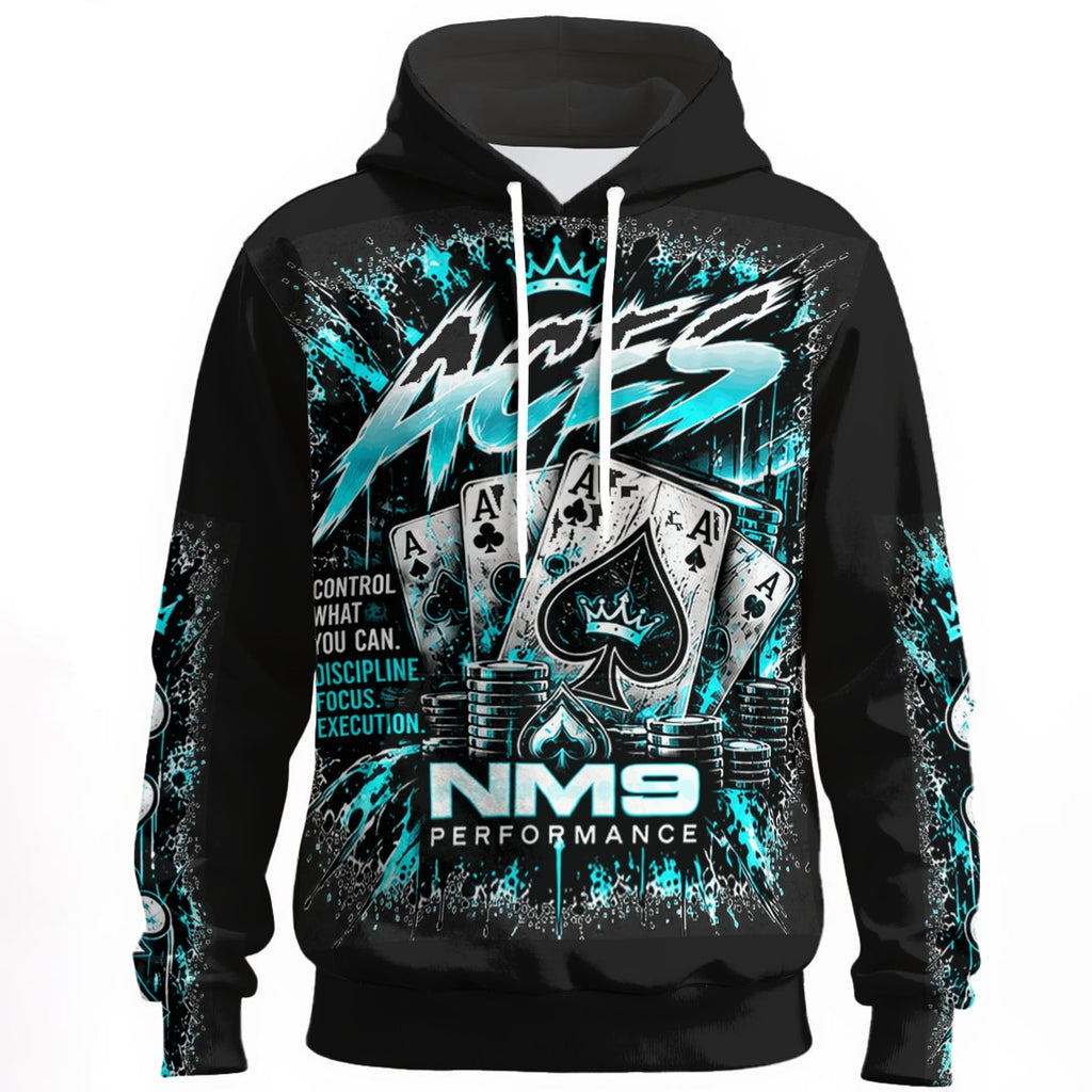 NM9 Ice Collection Hoodie | Aces Series | Black