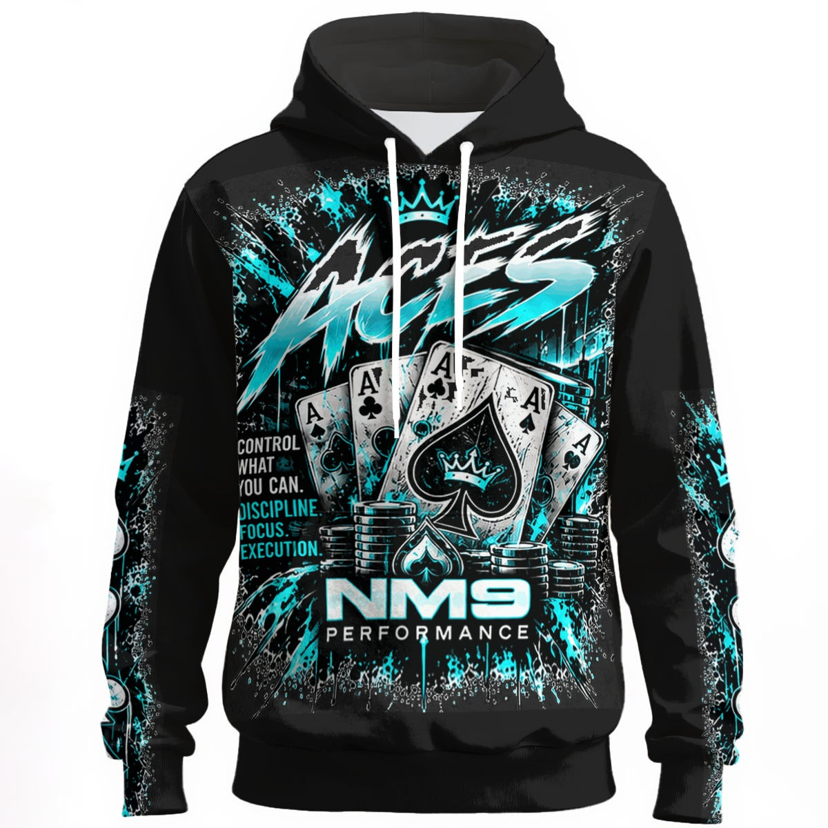 NM9 Ice Collection Hoodie | Aces Series | Black