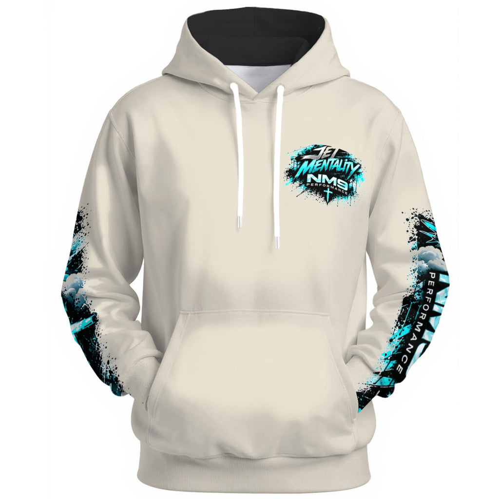 NM9 Ice Collection Hoodie | Jet Mentality Series Chest | Bone