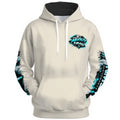 NM9 Ice Collection Hoodie | Jet Mentality Series Chest | Bone