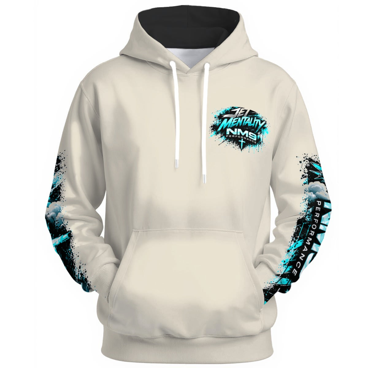 NM9 Ice Collection Hoodie | Jet Mentality Series Chest | Bone
