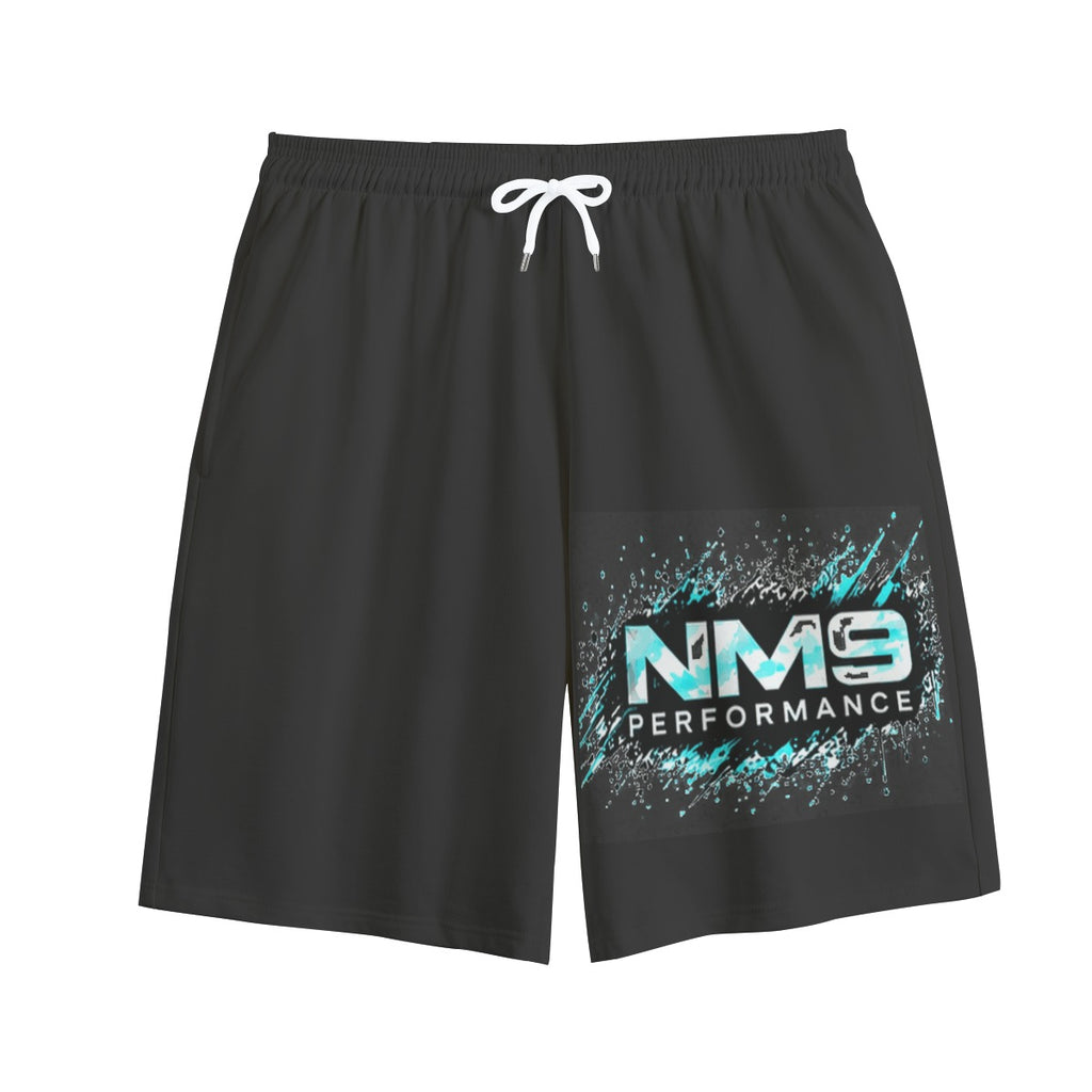 NM9 Ice Collection Sweat Shorts | Signature Series | Black