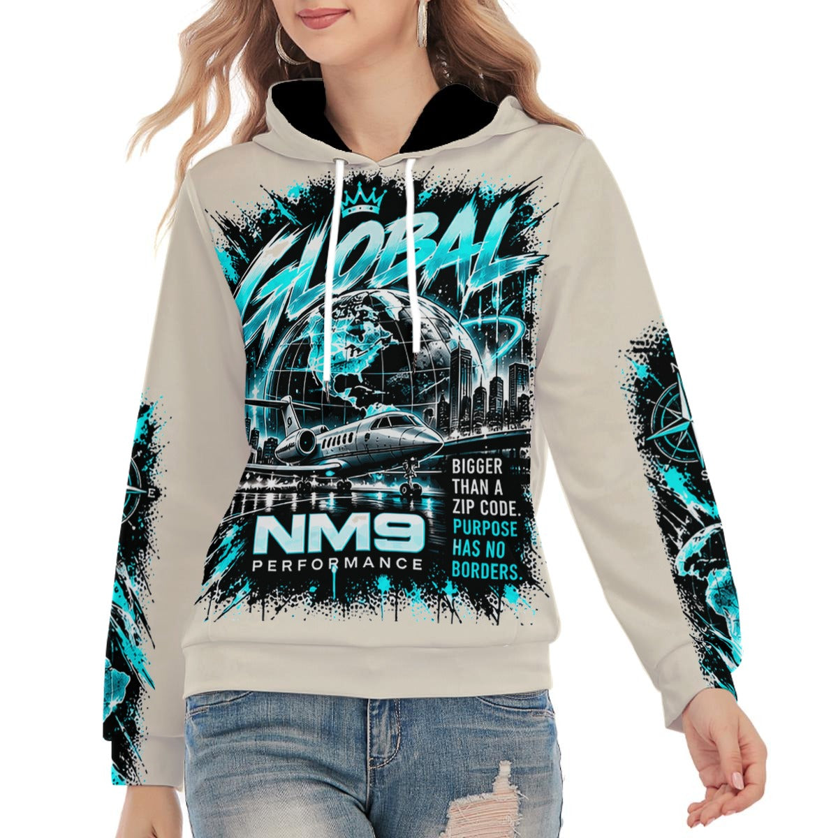 NM9 Ice Collection Hoodie | Global Series | Bone