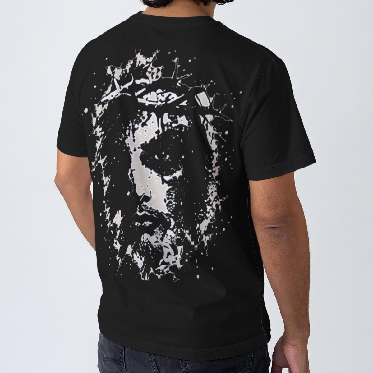 NM9 Executive Collection Tee | Crown Of Thorns Back | Black