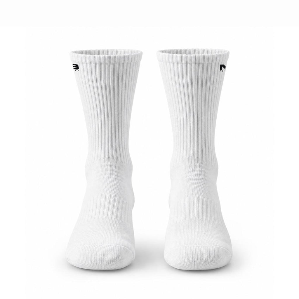 NM9 Crew Socks | White