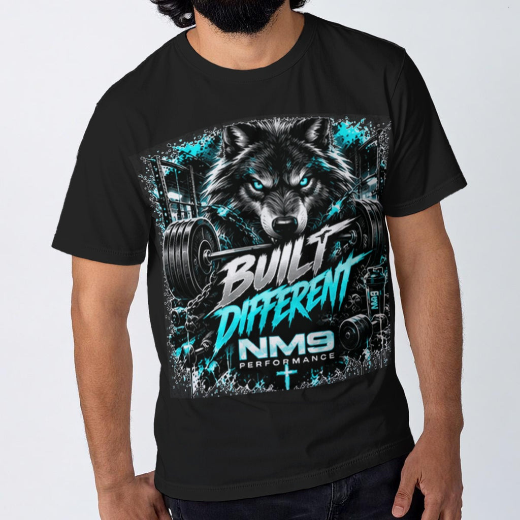 NM9 Ice Collection Tee | Built Different Leader Of The Pack | Black