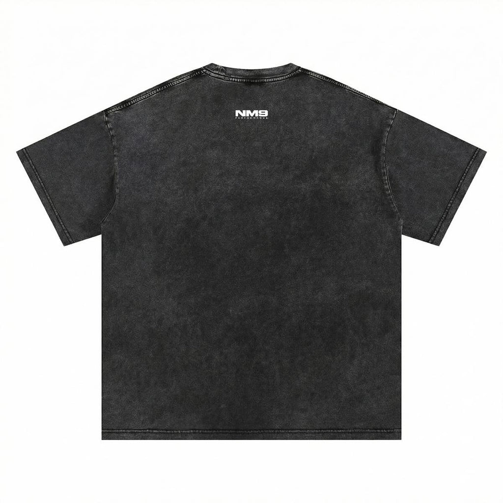 NM9 Performance Heavyweight Tee | Full Send | Black