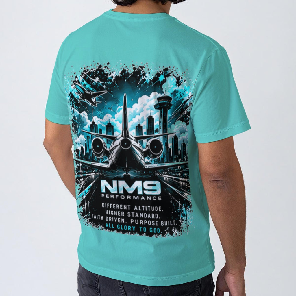 NM9 Ice Collection Tee | Jet Mentality Series | Ice Teal