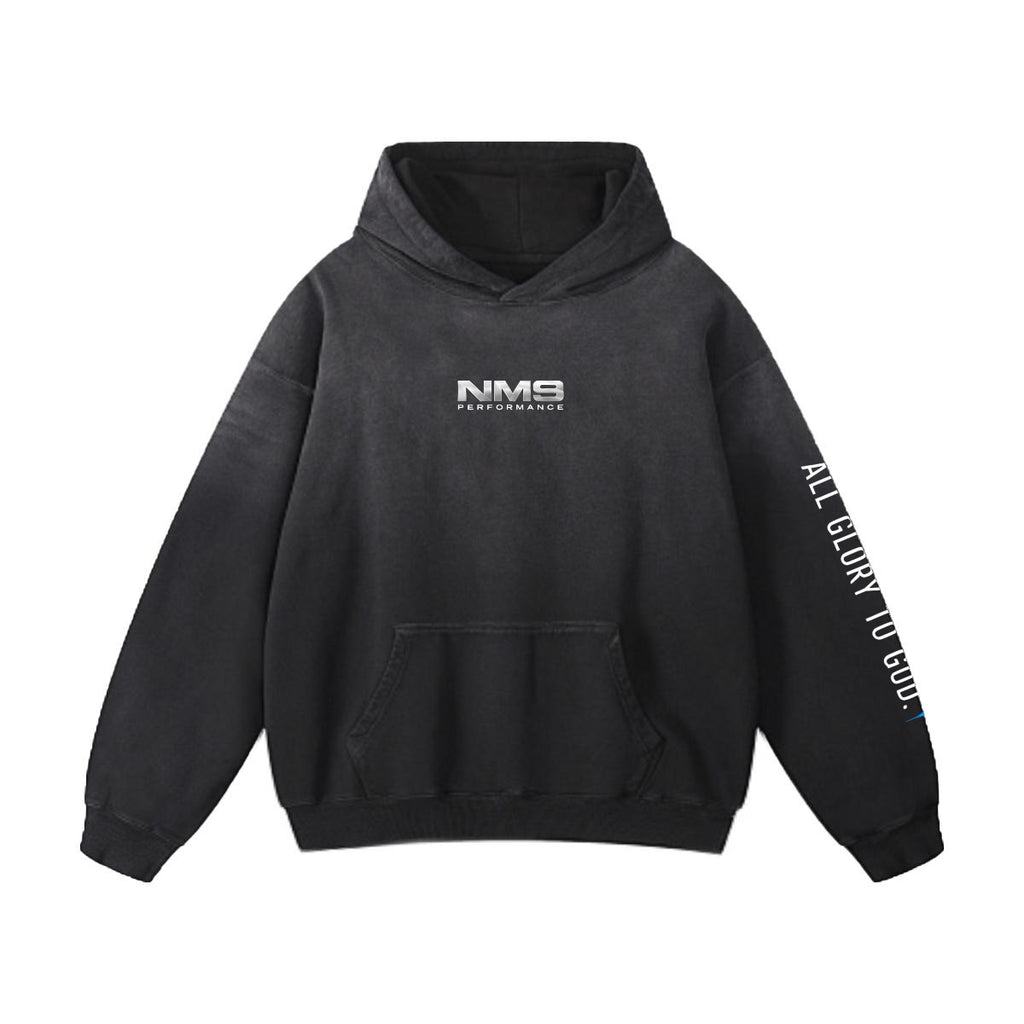 NM9 Signature Series Heavyweight Hoodie | Lion Of Judah | Black