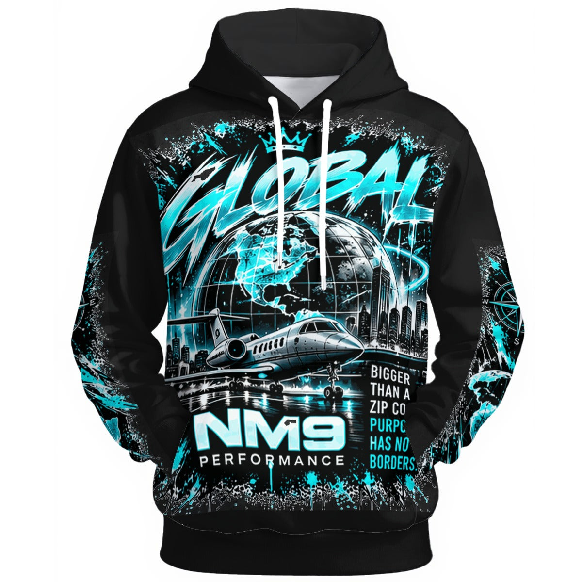 NM9 Ice Collection Hoodie | Global Series | Black