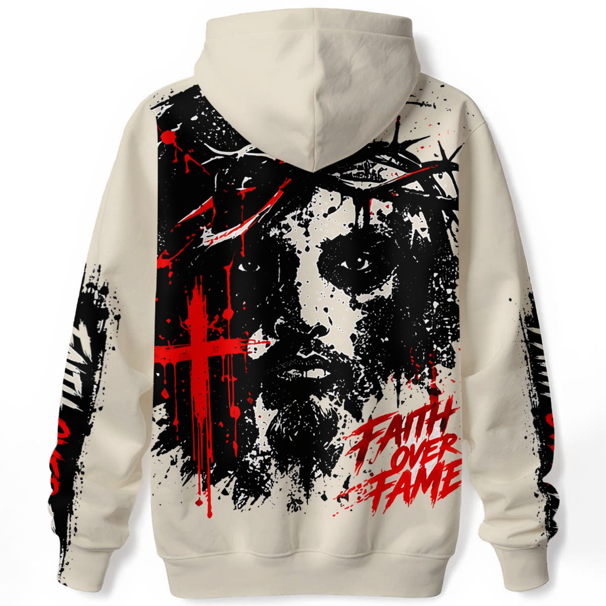 NM9 Executive Collection Hoodie | Faith Over Fame Crown Of Thorns | Bone