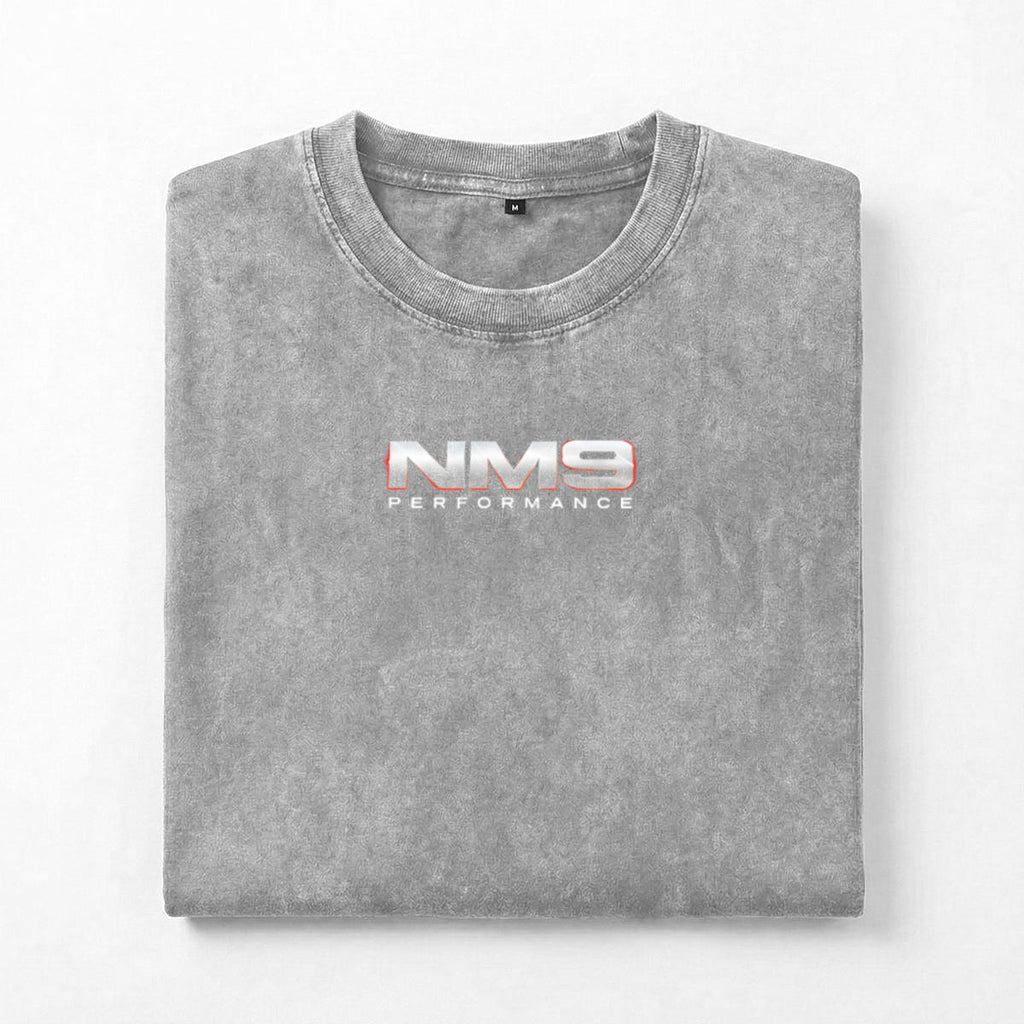 NM9 Bloodline Collection Heavyweight Tee | DNA Helix | Grey