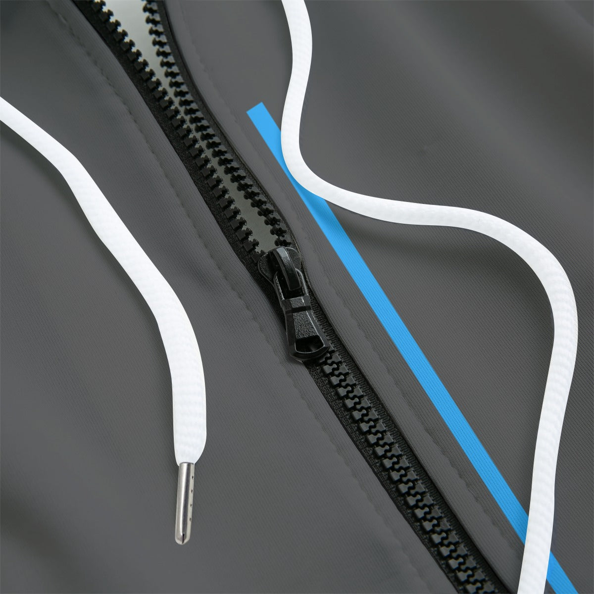 NM9 Ascend Collection Tech Zip Hoodie | Move Higher | Steel Gray