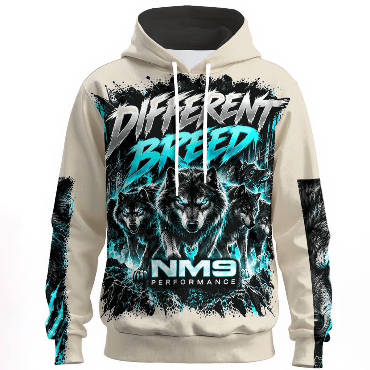 NM9 Ice Collection Hoodie | Different Breed Series | Bone