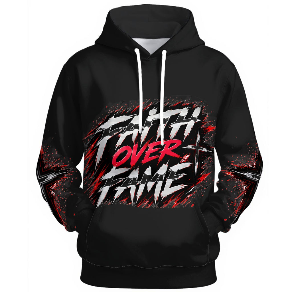 NM9 Executive Collection Hoodie | Faith Over Fame | Black