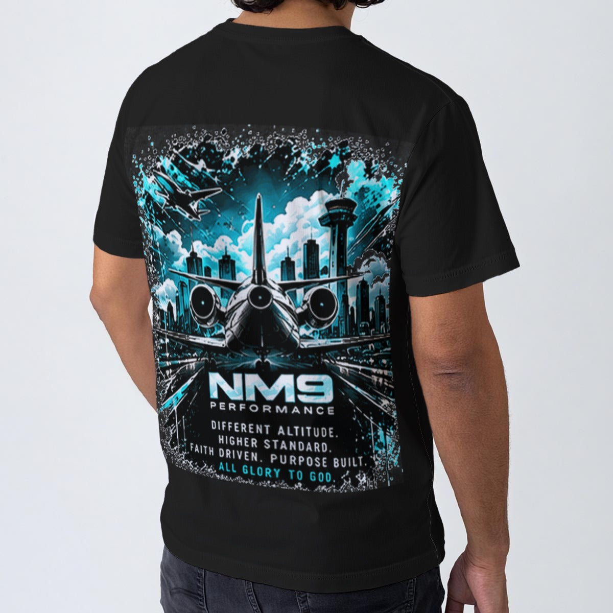 NM9 Ice Collection Tee | Jet Mentality Series | Black