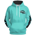 NM9 Ice Collection Hoodie | Girls Built Different Chest | Ice Teal