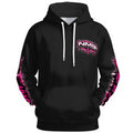 NM9 Pink Collection Hoodie | Not By Sight Chest | Black