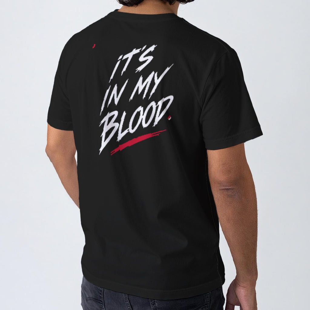 NM9 Hellfire Collection Tee | It's In My Blood | Black