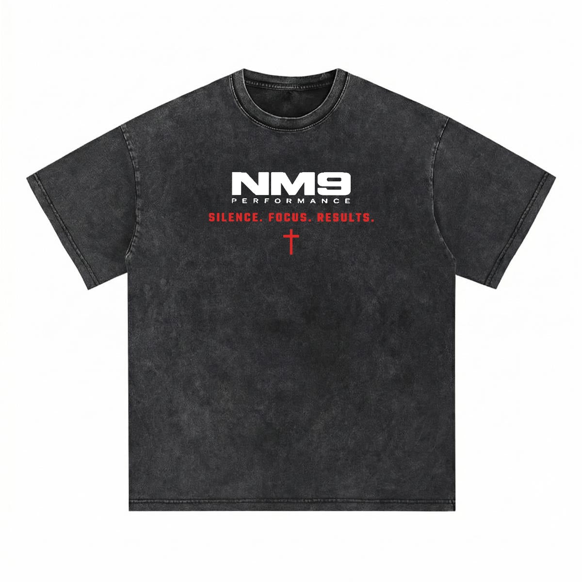 NM9 Performance Heavyweight Tee | Locked In | Black