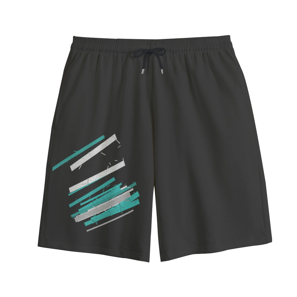 NM9 Ice Collection Sweat Shorts | Ice Streak | Black