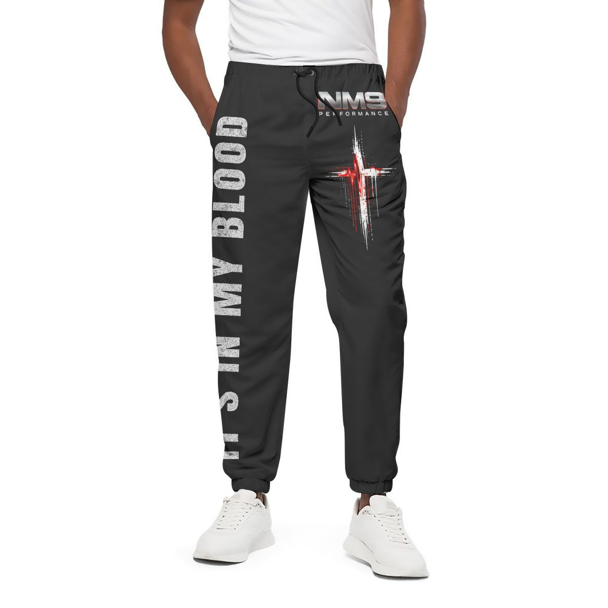 NM9 Bloodline Collection Joggers | It's In My Blood | Black