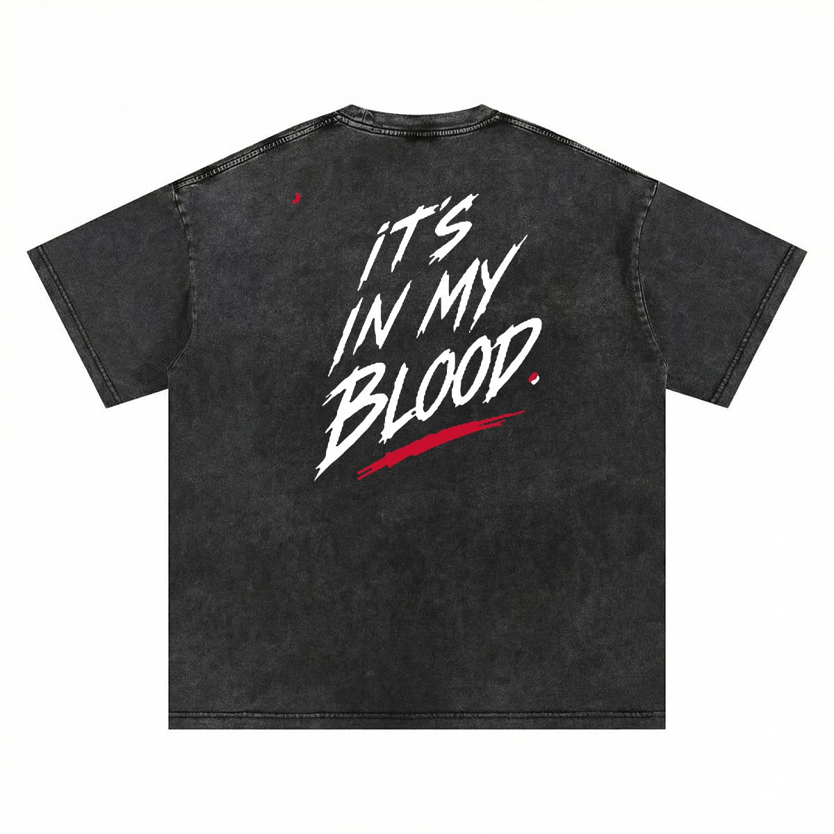 NM9 Hellfire Collection Heavyweight Tee | It's In My Blood | Black