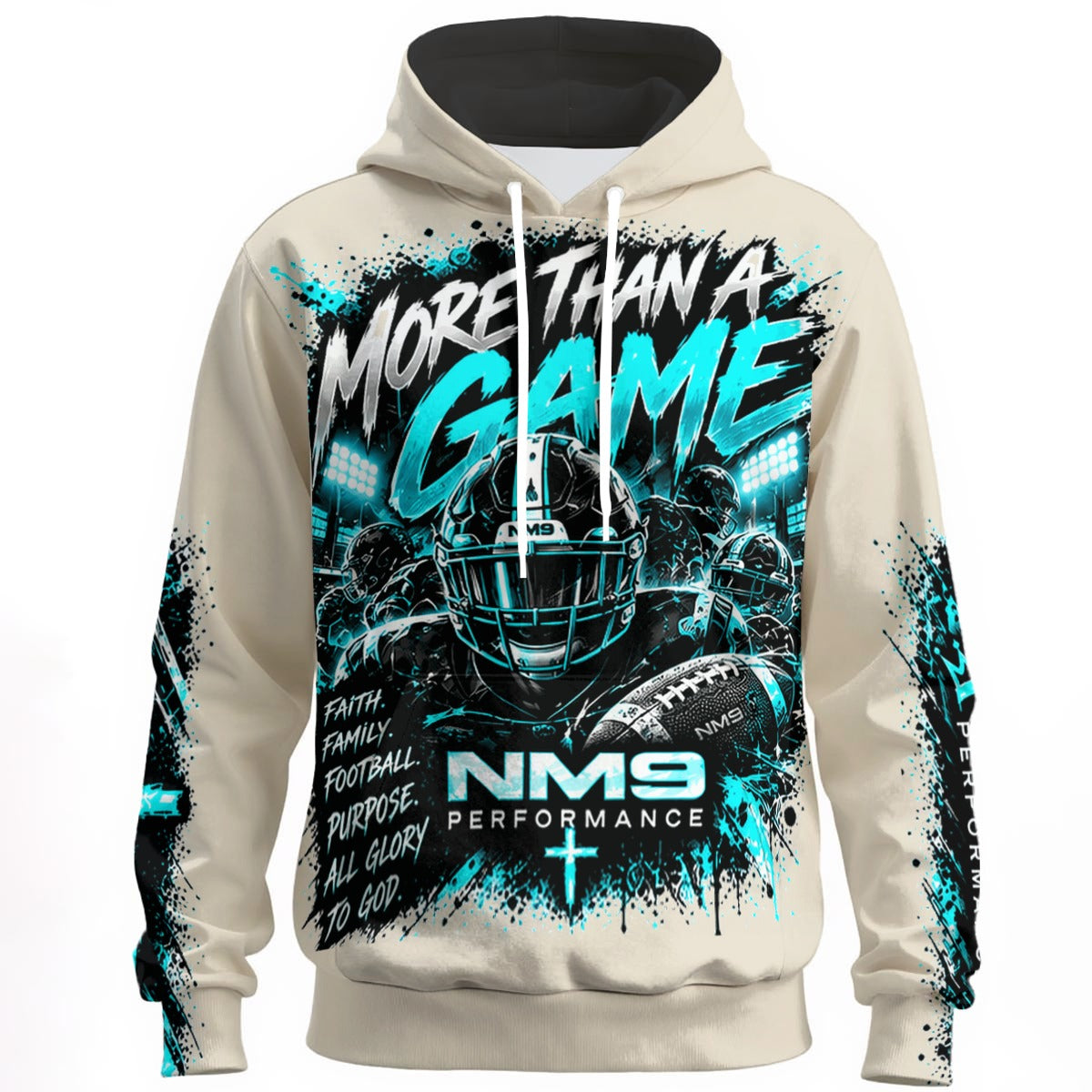 NM9 Ice Collection Hoodie | More Than A Game Series | Bone