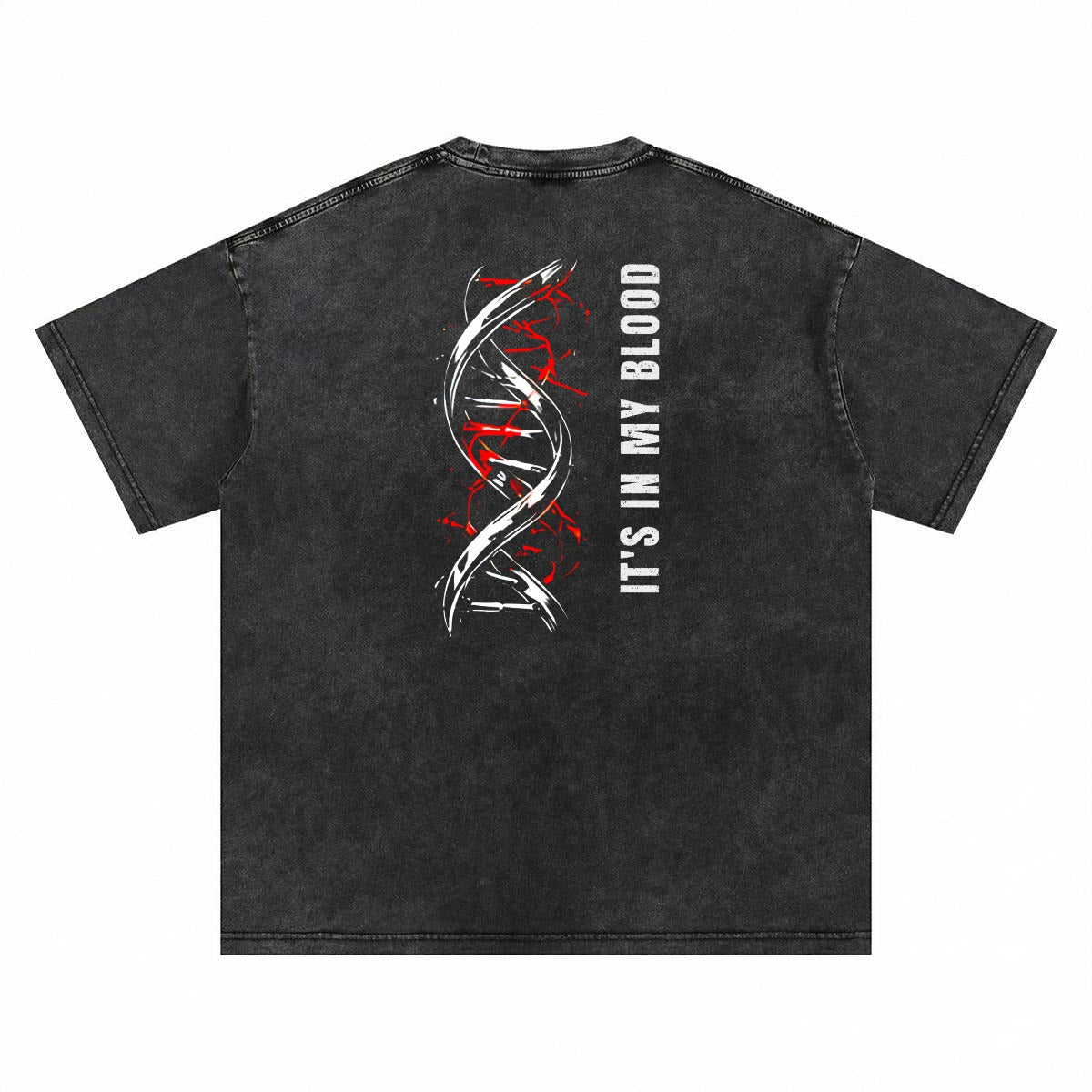 NM9 Bloodline Collection Heavyweight Tee | DNA Helix | Black