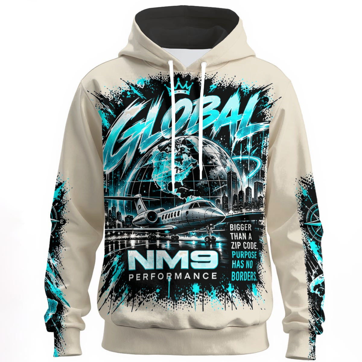 NM9 Ice Collection Hoodie | Global Series | Bone