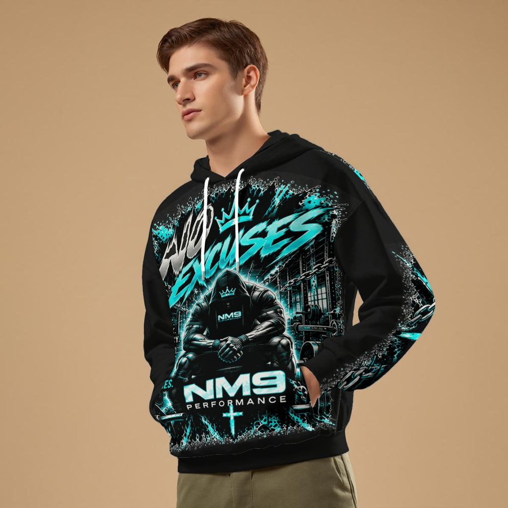 NM9 Ice Collection Hoodie | No Excuses Series | Black