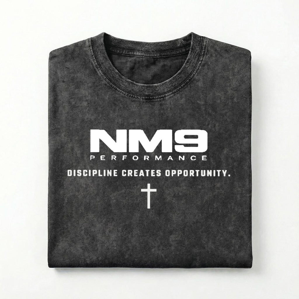 NM9 Performance Heavyweight Tee | No Days Off | Black