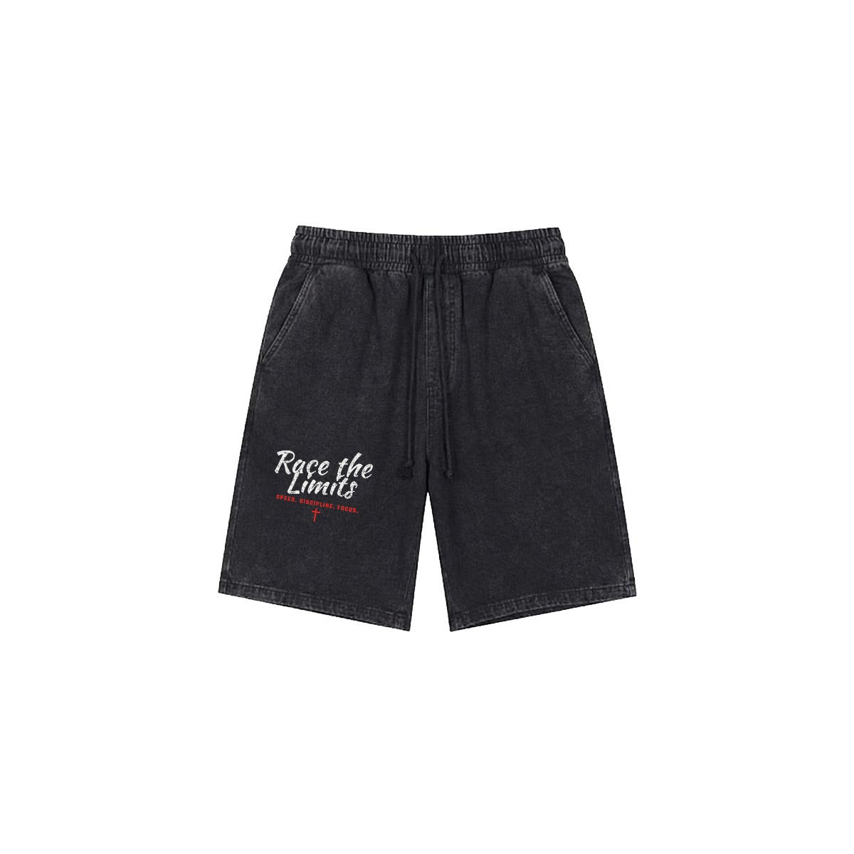 NM9 Performance Heavyweight Sweat Shorts | Race the Limits | Black
