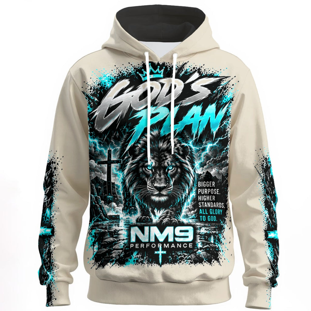 NM9 Ice Collection Hoodie | God's Plan Series | Bone