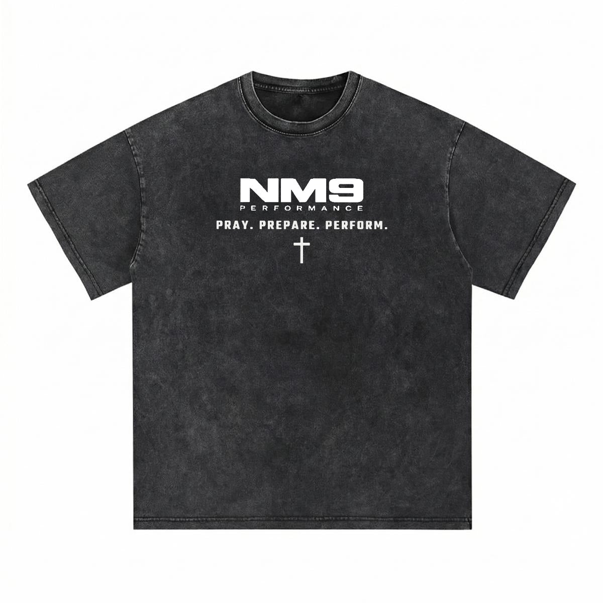 NM9 Performance Heavyweight Tee | Victory Lap | Black