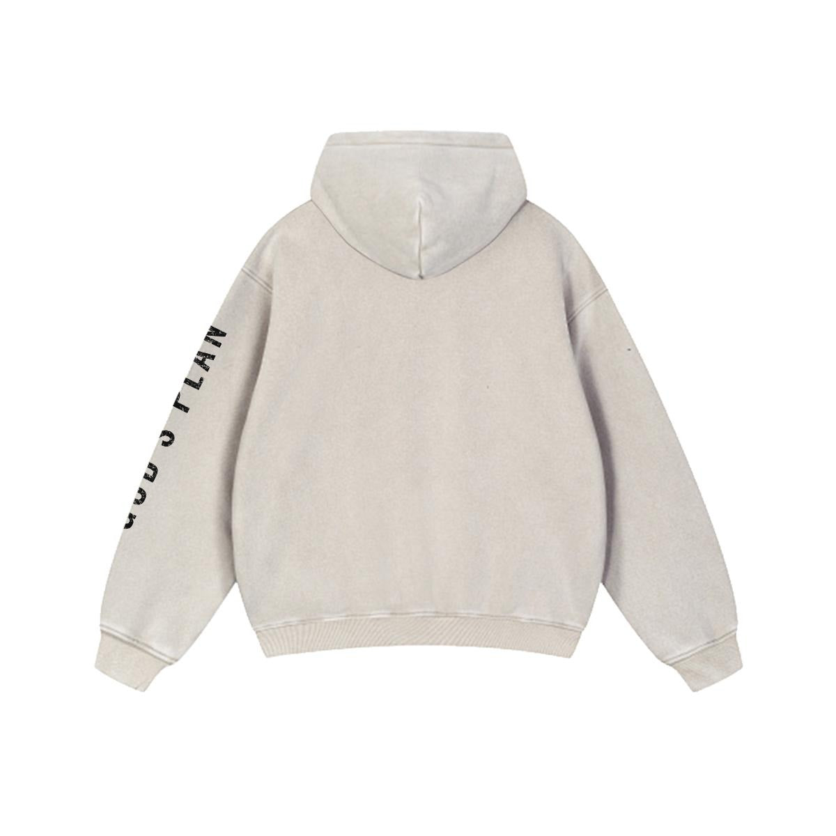 God's Plan Heavyweight Hoodie | WHERE IS MY CROSS? Luke 9:23 | Bone