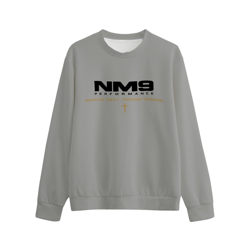 NM9 Performance Crewneck | Crossroads | Heather Grey
