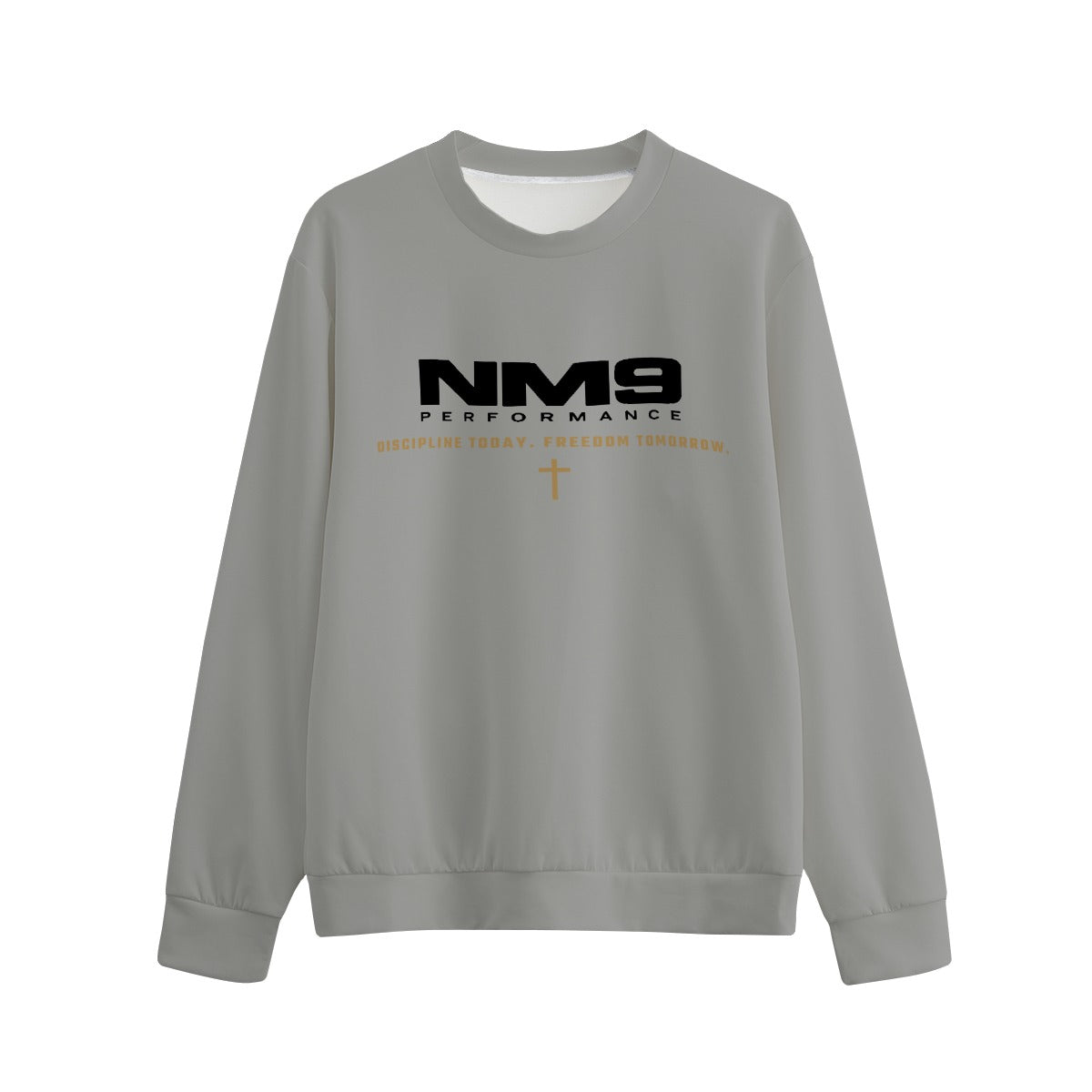NM9 Performance Crewneck | Crossroads | Heather Grey