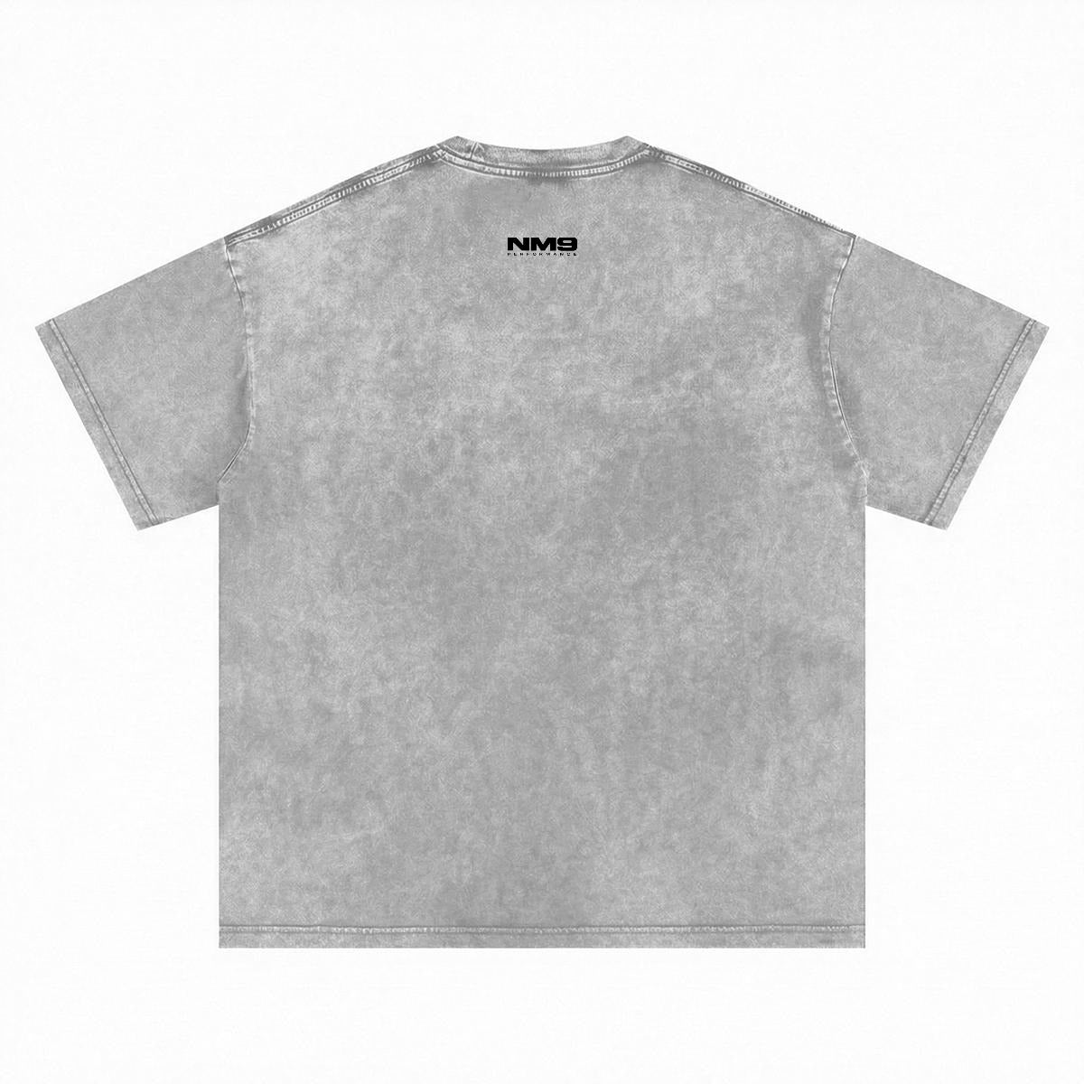 Not By Sight Heavyweight Tee | Left Chest Praying Hands | Grey