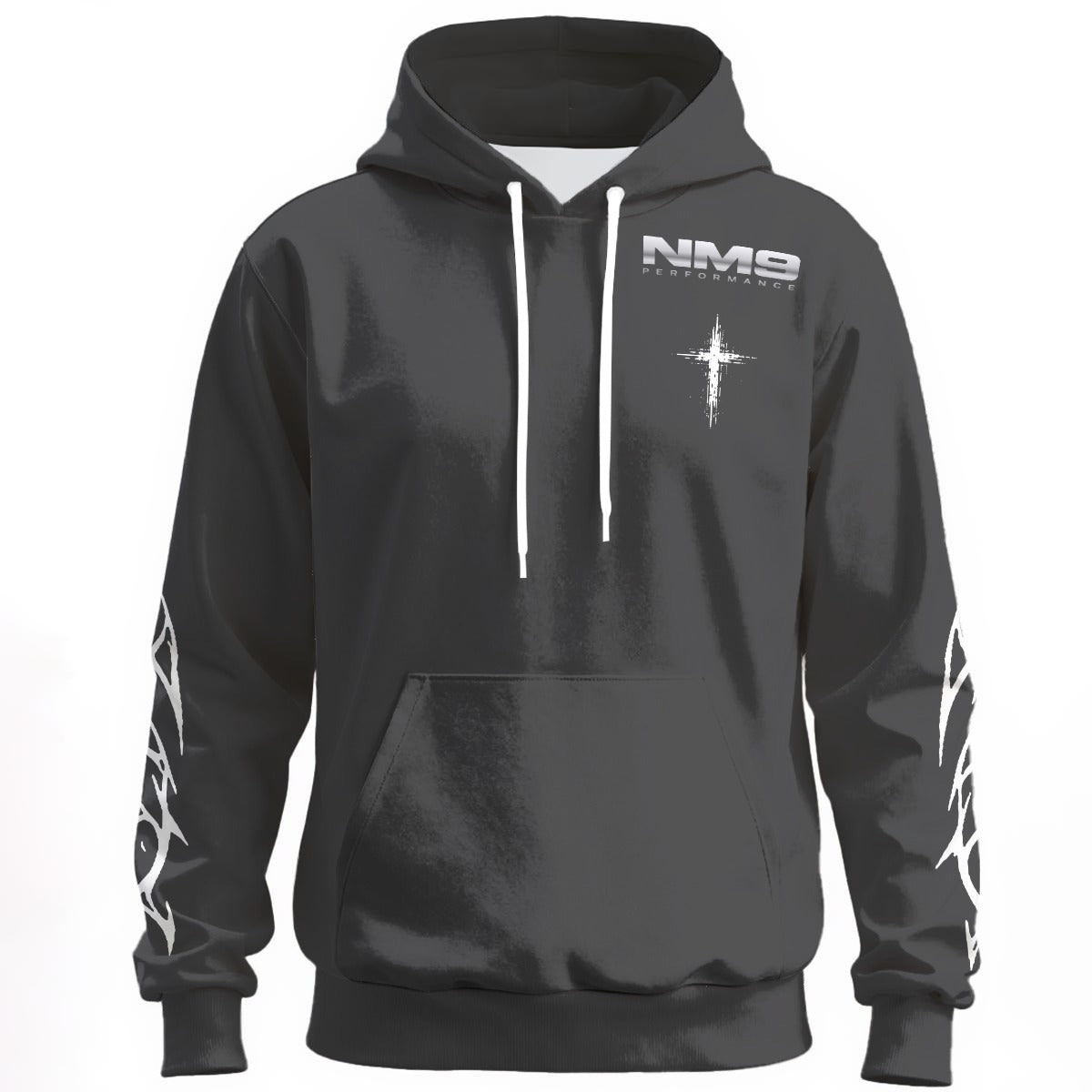 NM9 Hellfire Collection Hoodie | It's In My Blood | Steel Gray