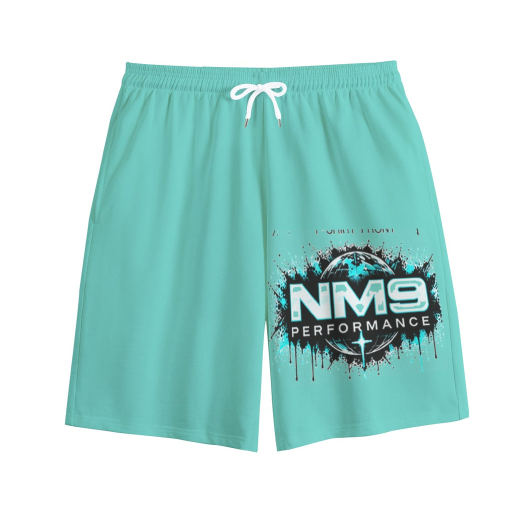 NM9 Ice Collection Sweat Shorts | Global Series | Ice Teal
