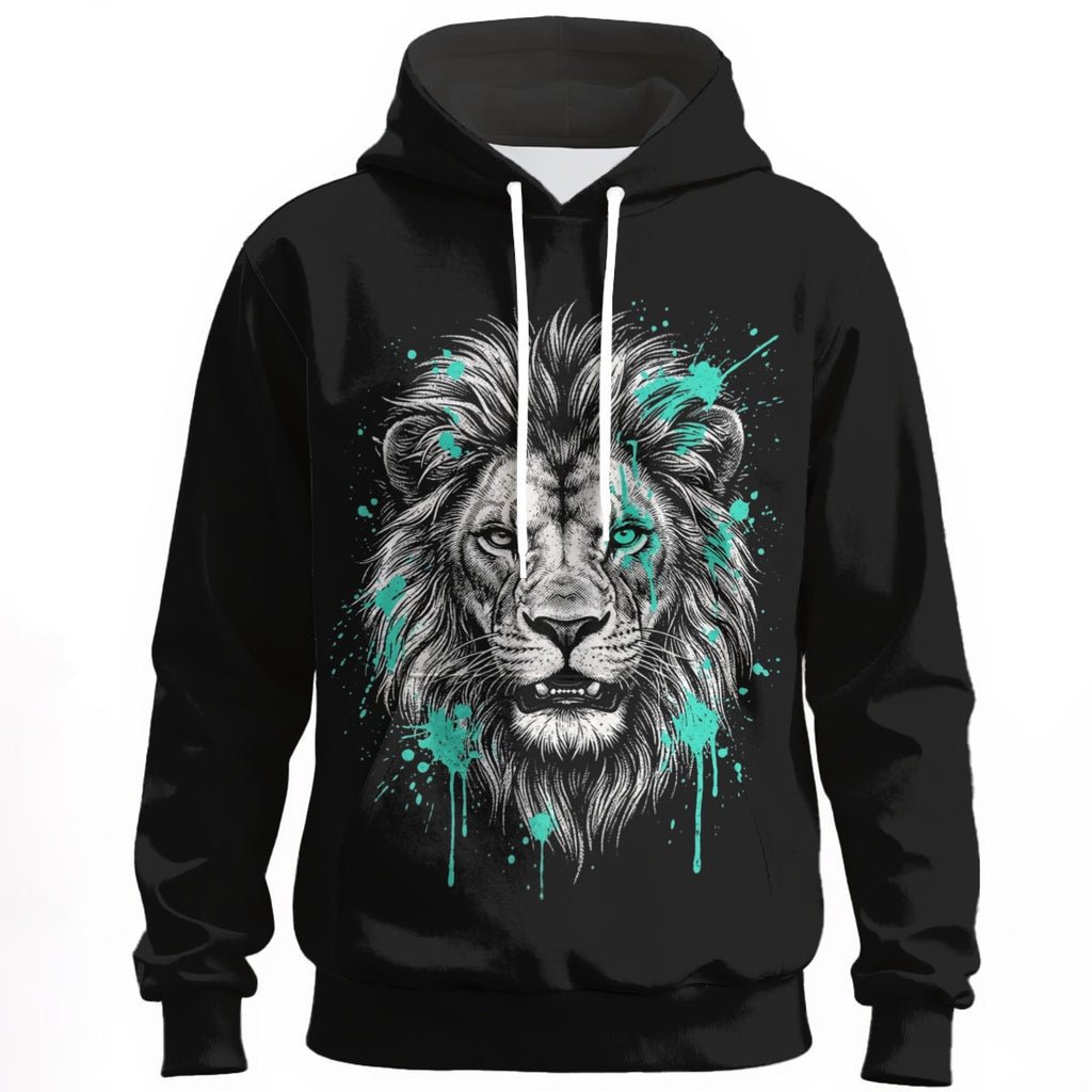 NM9 Ice Collection Hoodie | Lion | Black