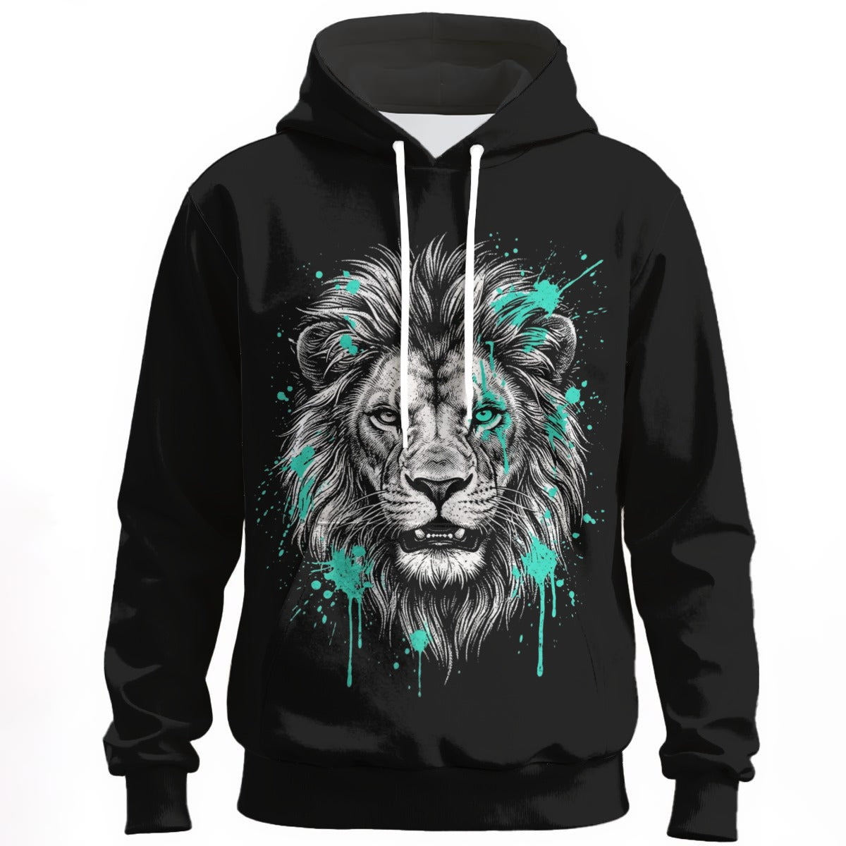 NM9 Ice Collection Hoodie | Lion | Black