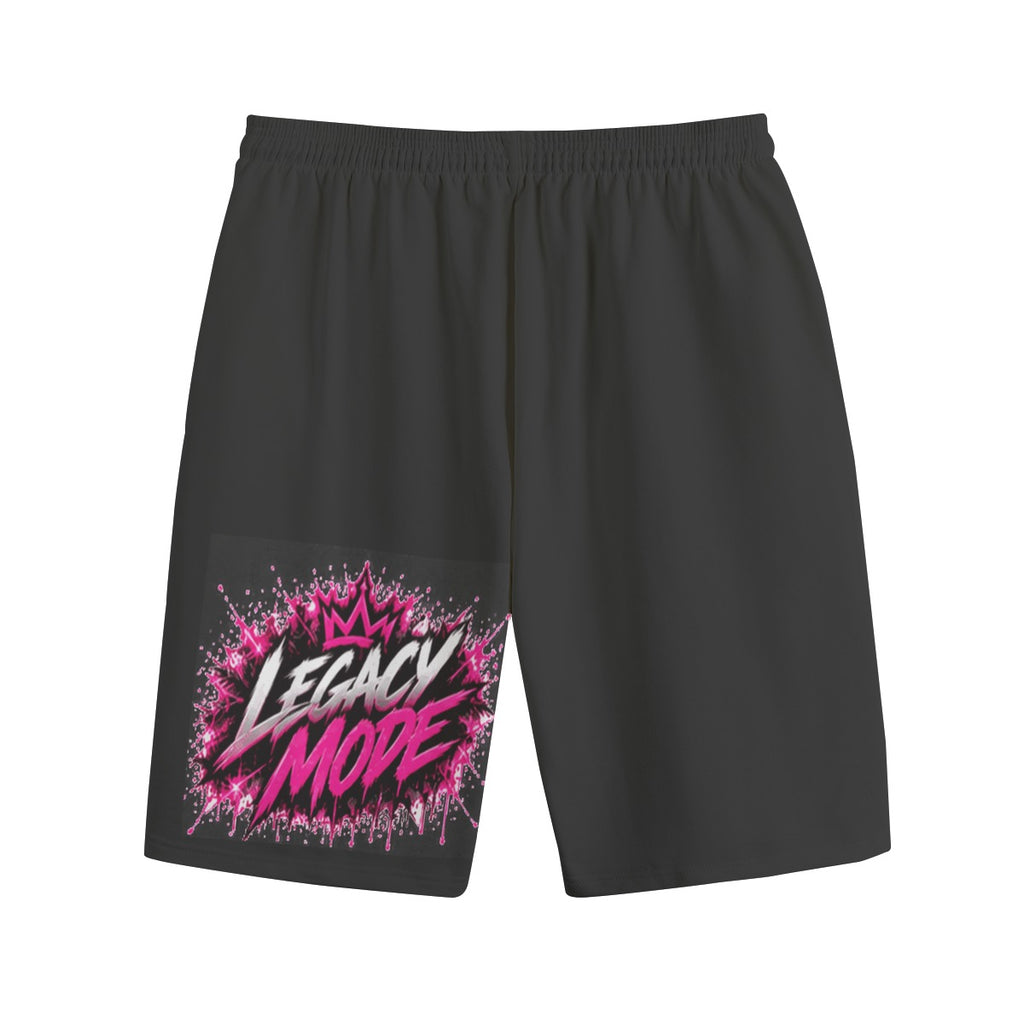 NM9 Pink Collection Sweat Shorts | Legacy Mode | Black