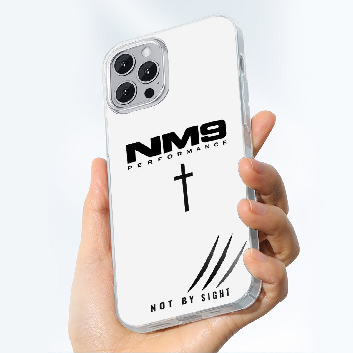 NM9 Phone Case | White/Black | iPhone 14/15 Series