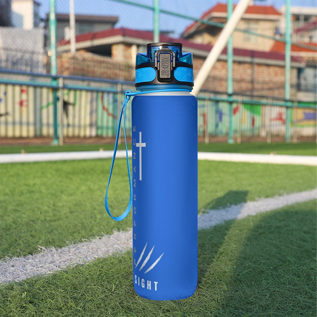NM9 Sport Water Bottle 32oz | Blue/White