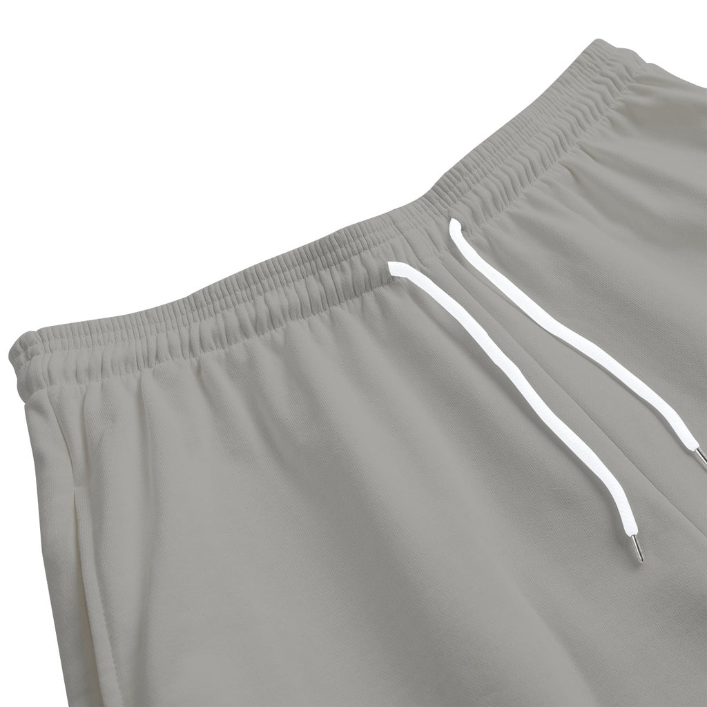 NM9 Standard Collection Sweat Shorts | Discipline Builds Freedom | Stone Gray