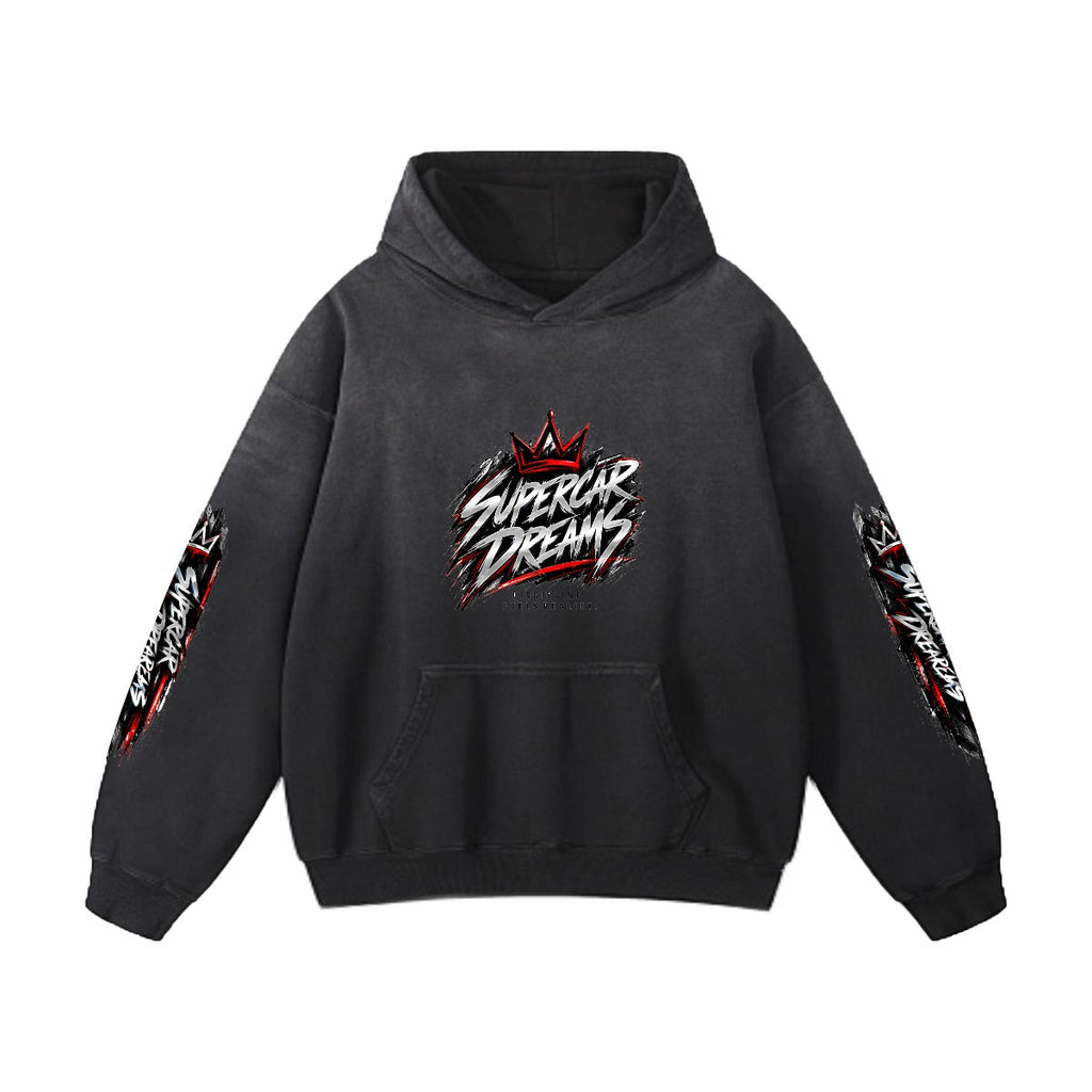 NM9 Executive Collection Heavyweight Hoodie | Supercar Dreams | Black