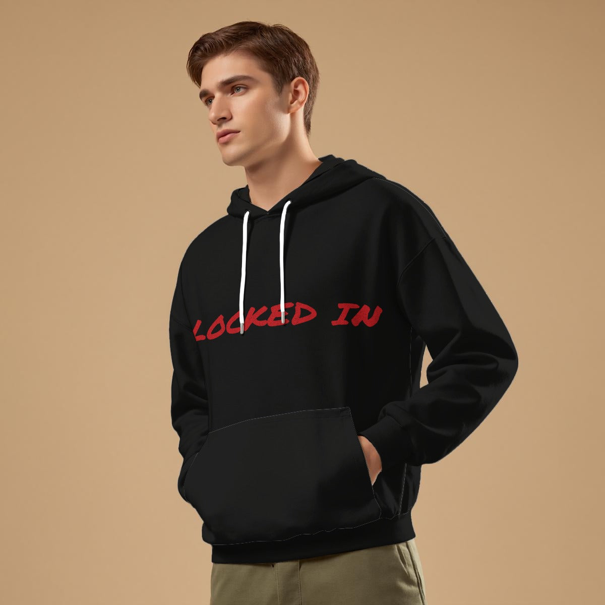 NM9 Performance Hoodie | Locked In Red | Black