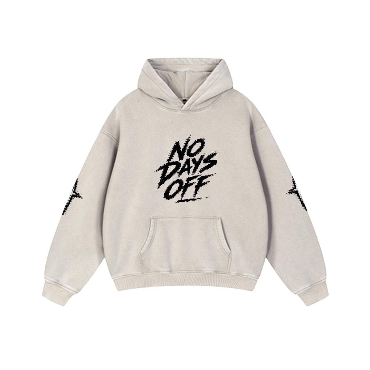 NM9 Executive Collection Heavyweight Hoodie | No Days Off | Bone